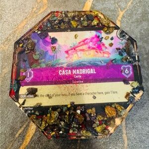 Casa Madrigal Coaster with Colorful Stones